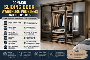 Common Sliding Door Wardrobe Problems and Their Fixes