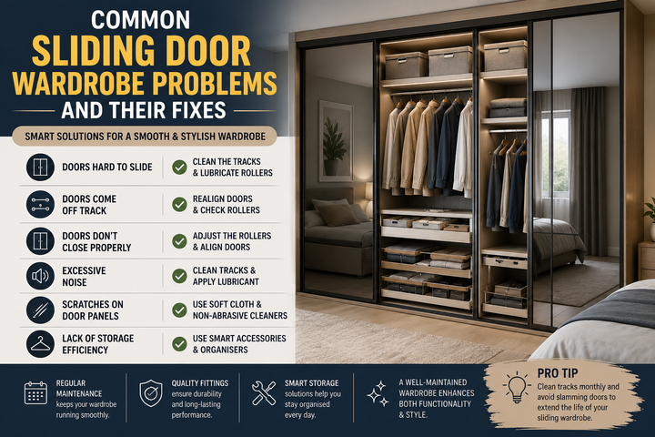 Common Sliding Door Wardrobe Problems and Their Fixes