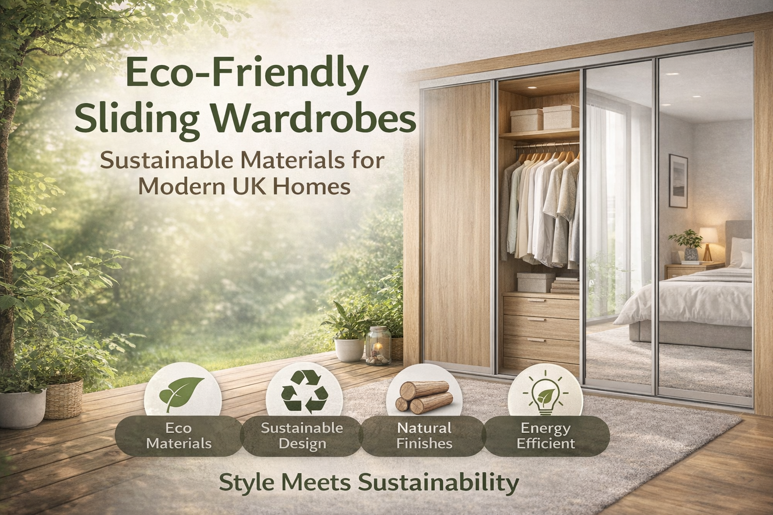 Eco-Friendly Materials for Modern Sliding Wardrobes