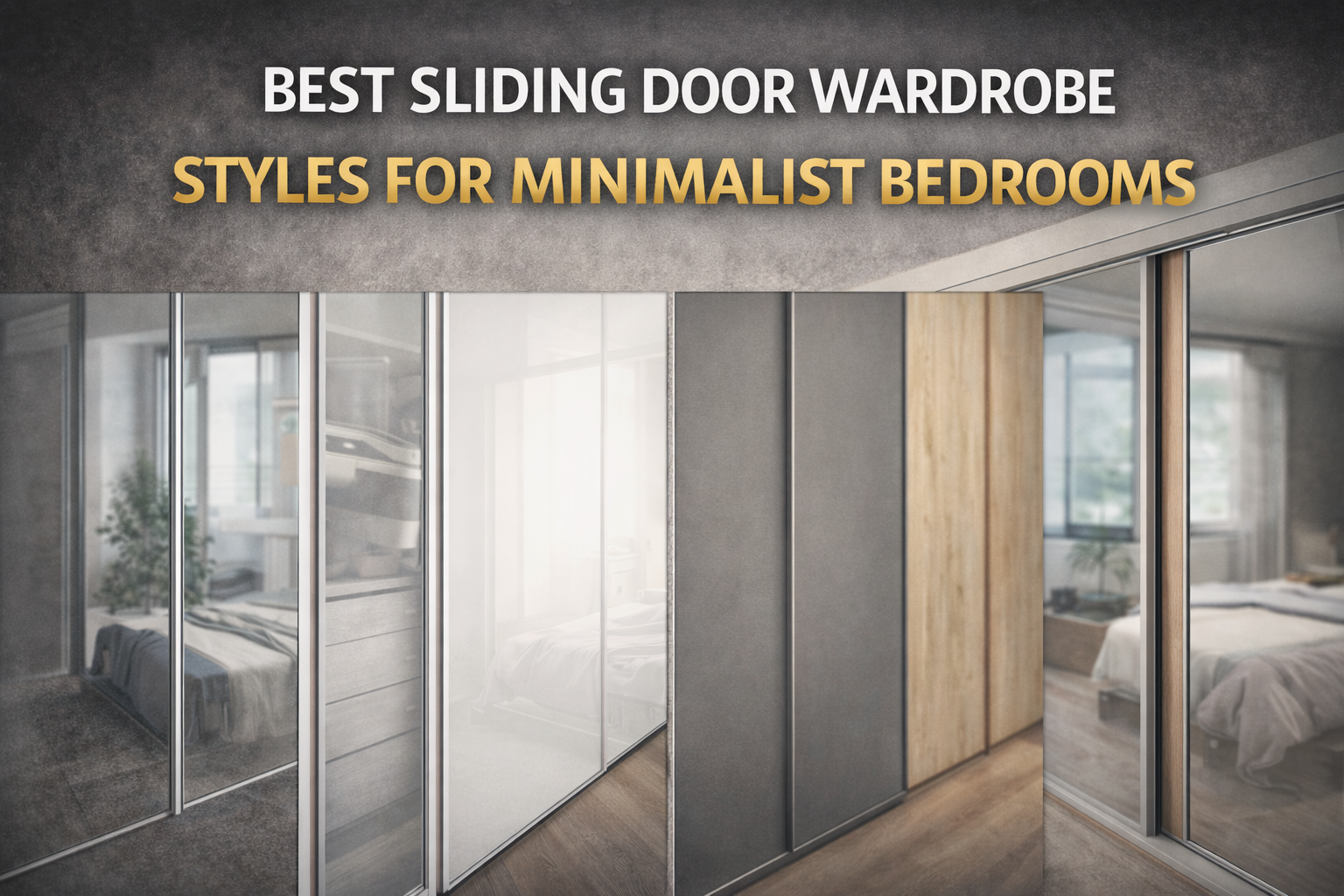Best Sliding Door Wardrobe Styles for Minimalist Bedrooms