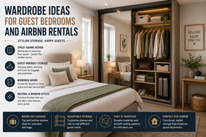 Wardrobe Ideas for Guest Bedrooms and Airbnb Rentals