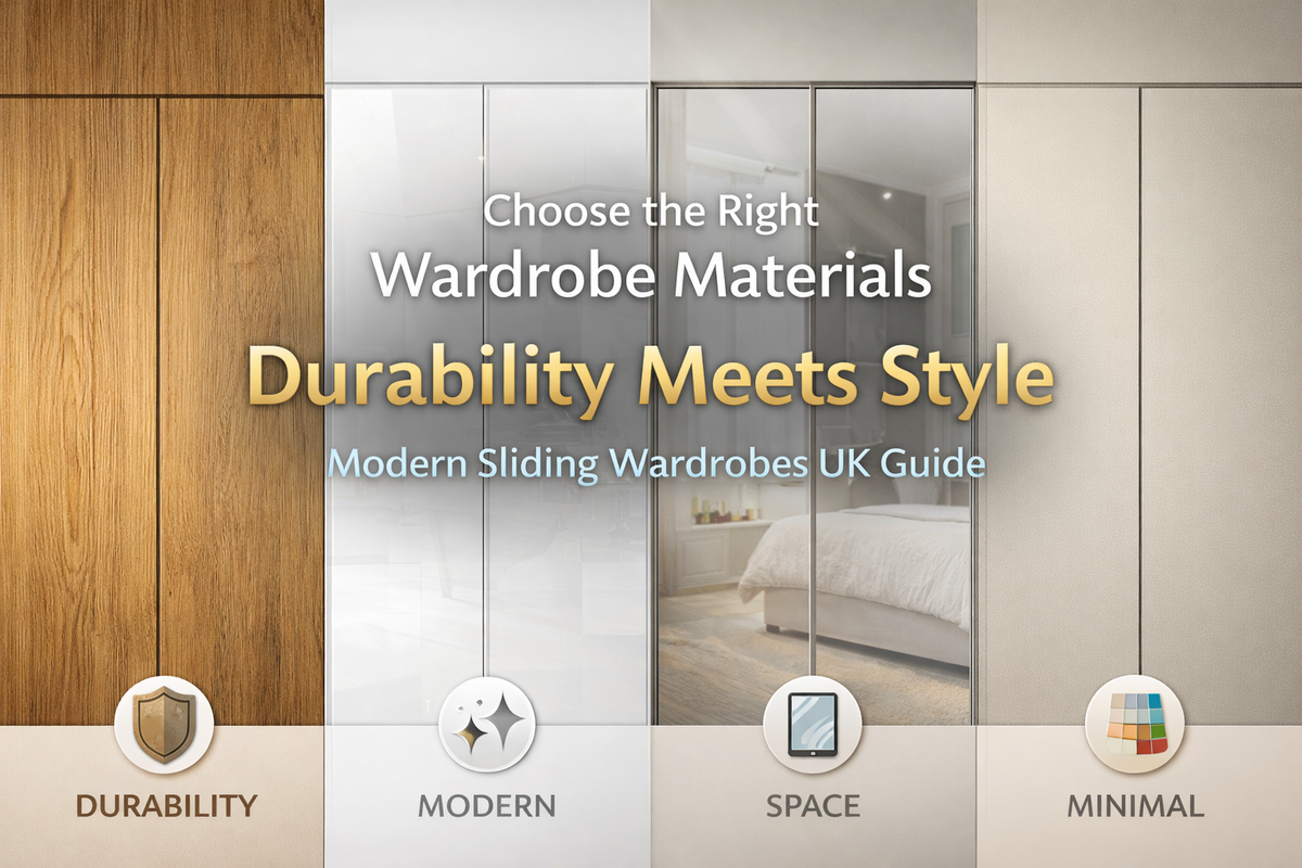 How to Choose Wardrobe Materials for Durability and Style UK – Sliding ...