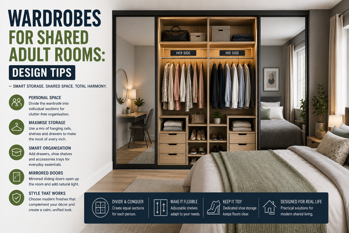 Wardrobes for Shared Adult Rooms: Design Tips