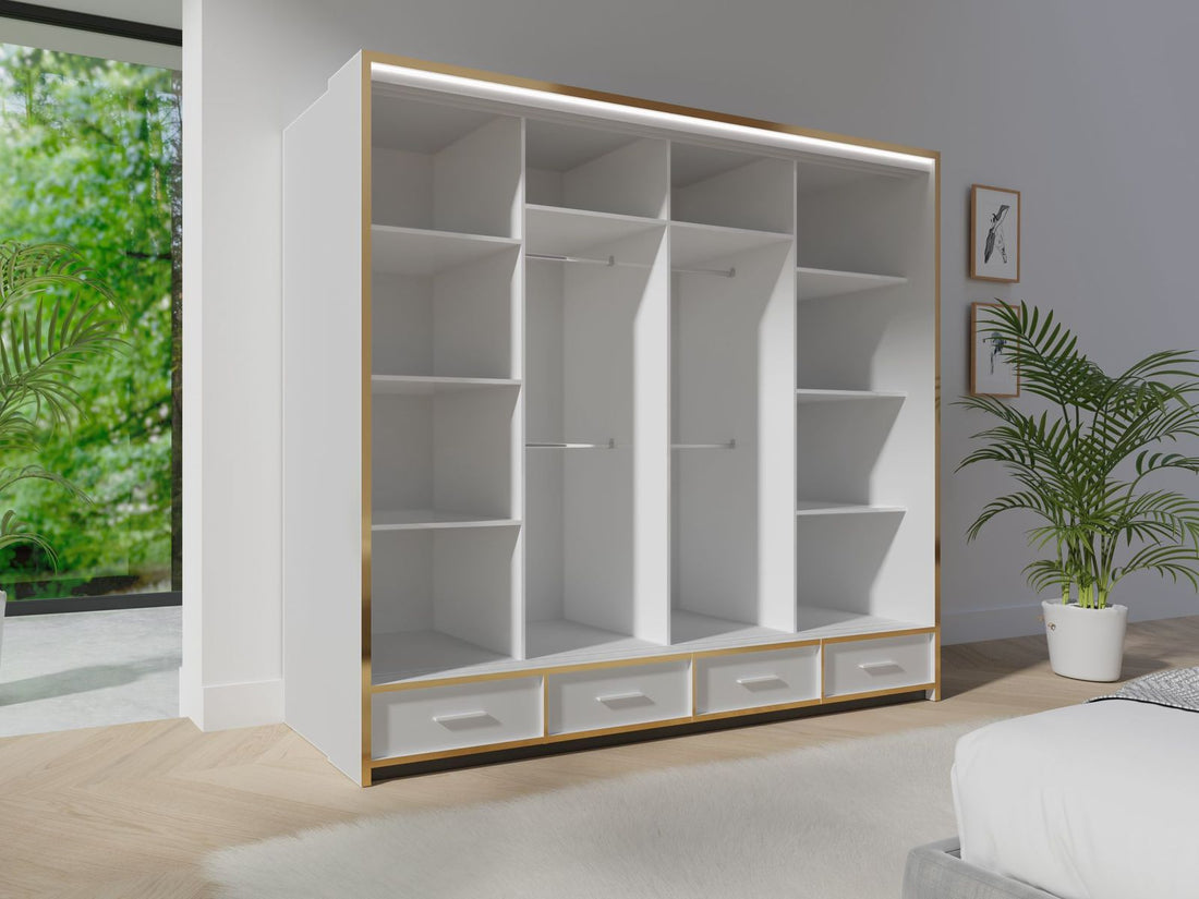 Sydney High Gloss Wardrobe