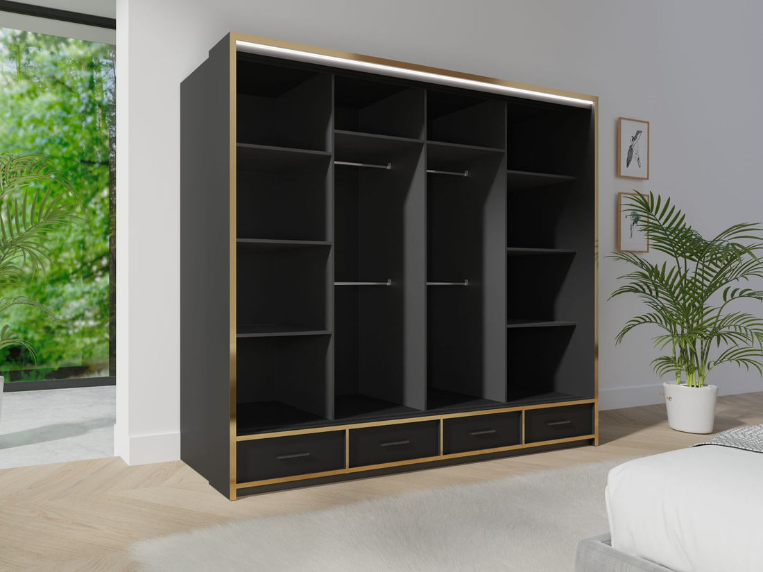 Sydney High Gloss Wardrobe