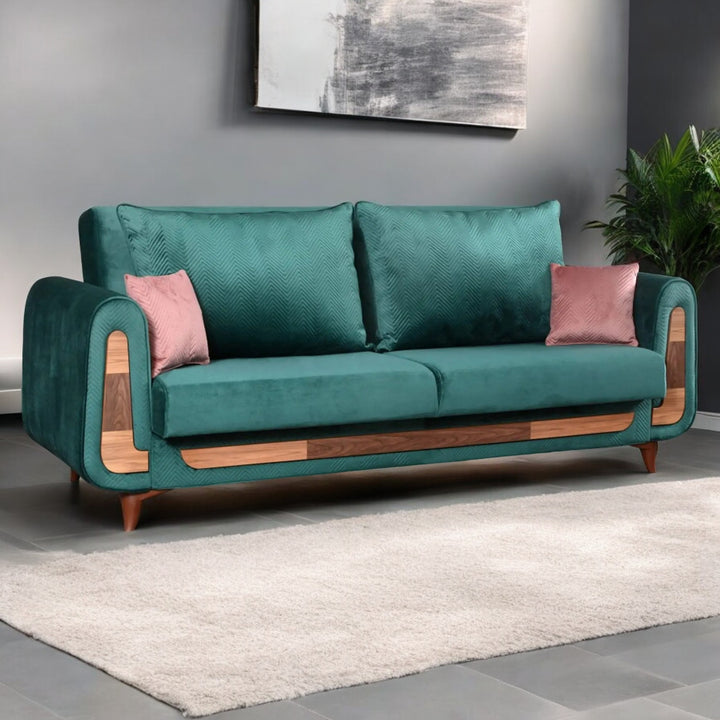 Alaska Green Sofa Bed