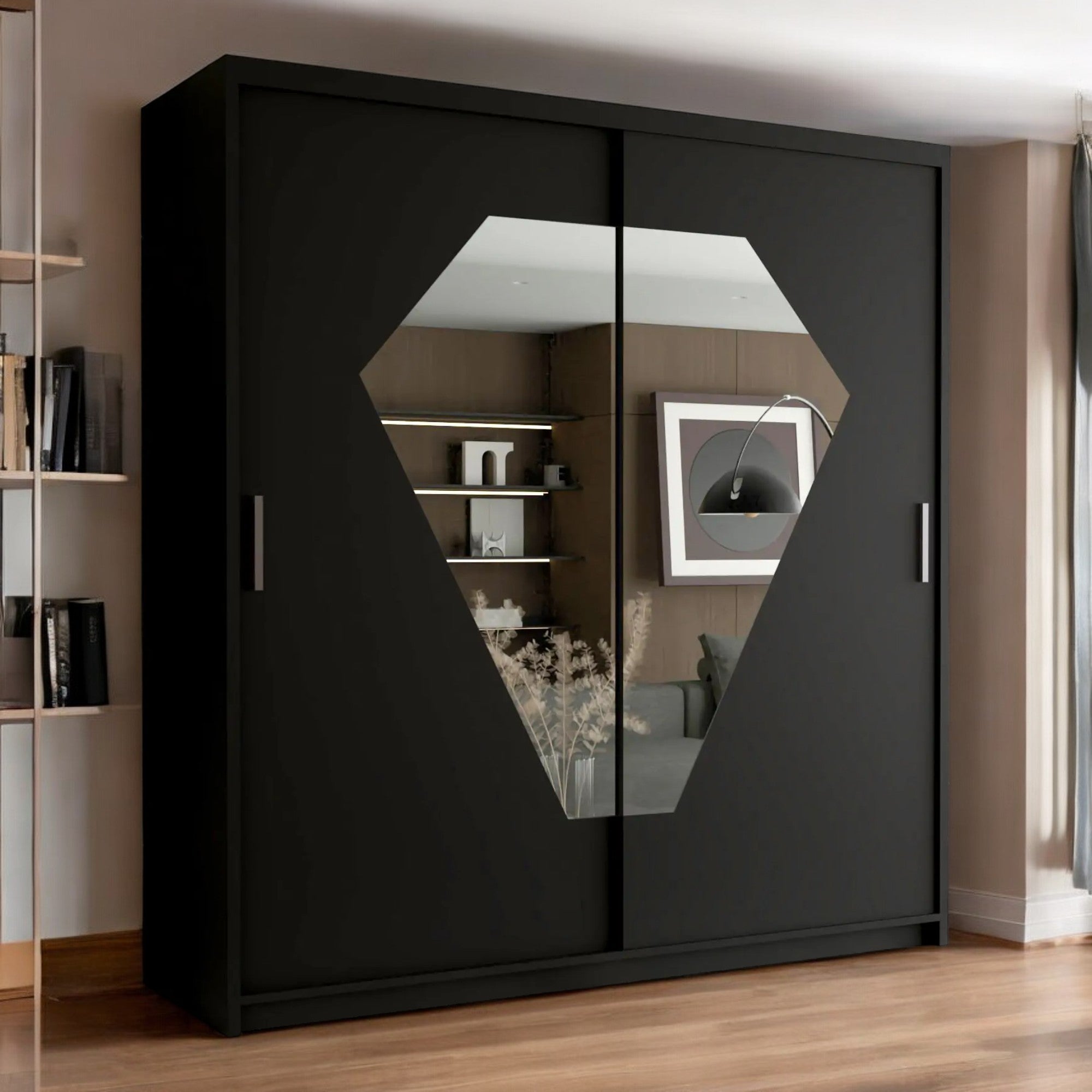 Diamond Sliding door Wardrobe