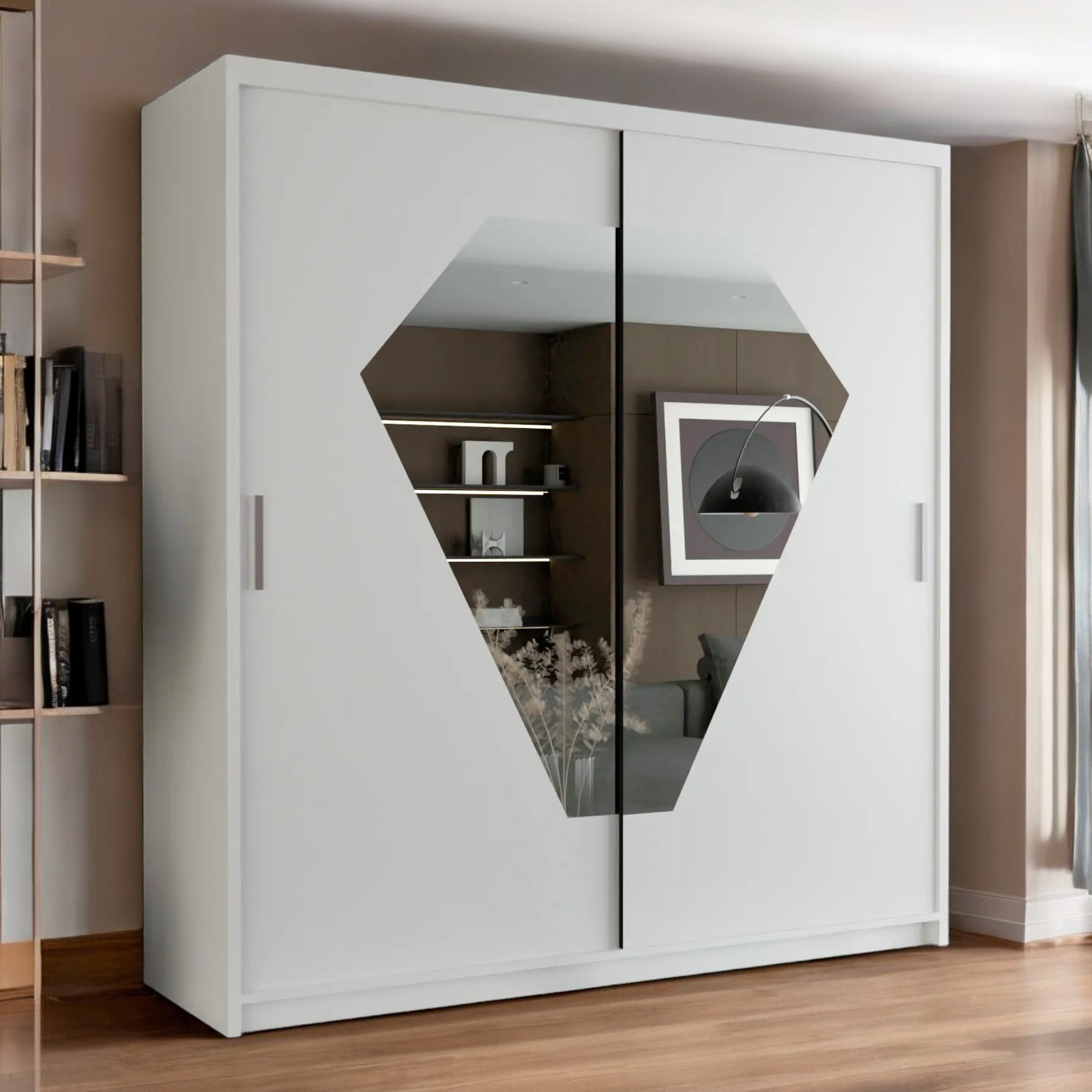 Diamond Sliding door Wardrobe