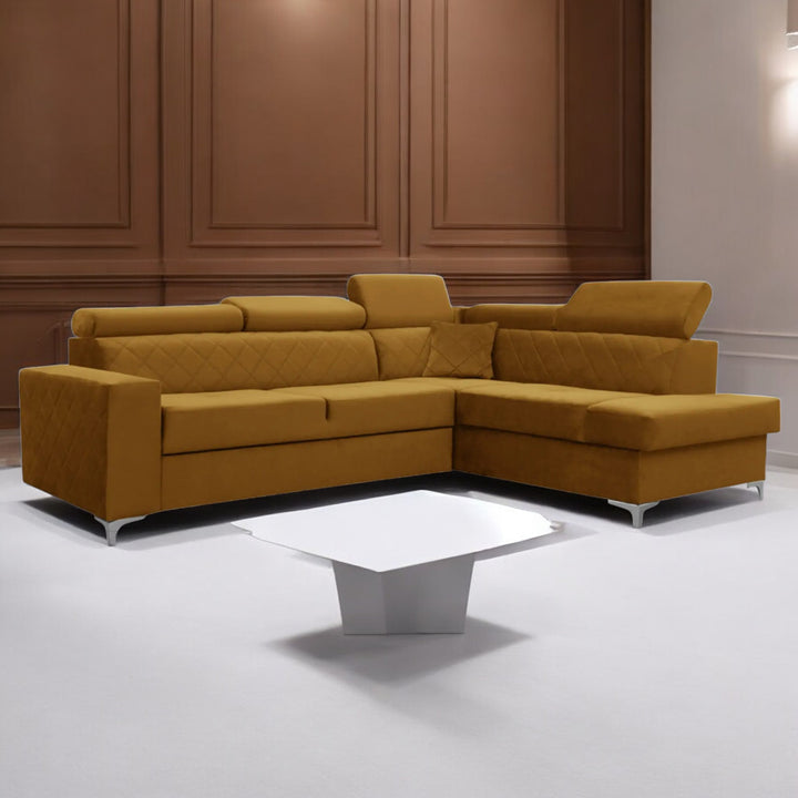 Gloss Corner Sofa bed