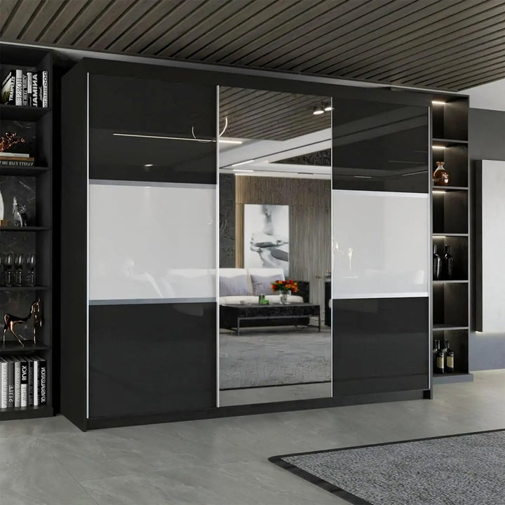 Manhattan High Gloss Wardrobe