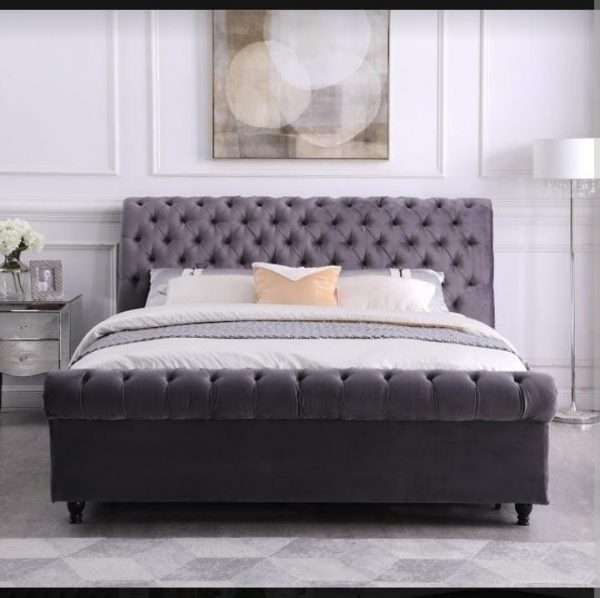 MARINA GREY DOUBLE BED