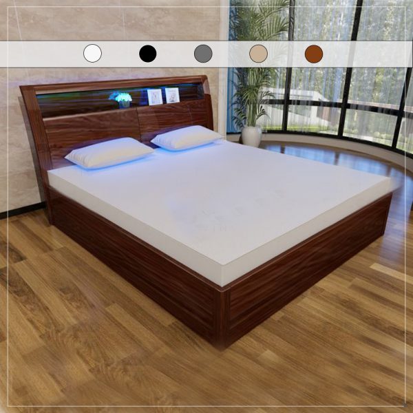 RUGBY WALNUT HIGH GLOSS BED