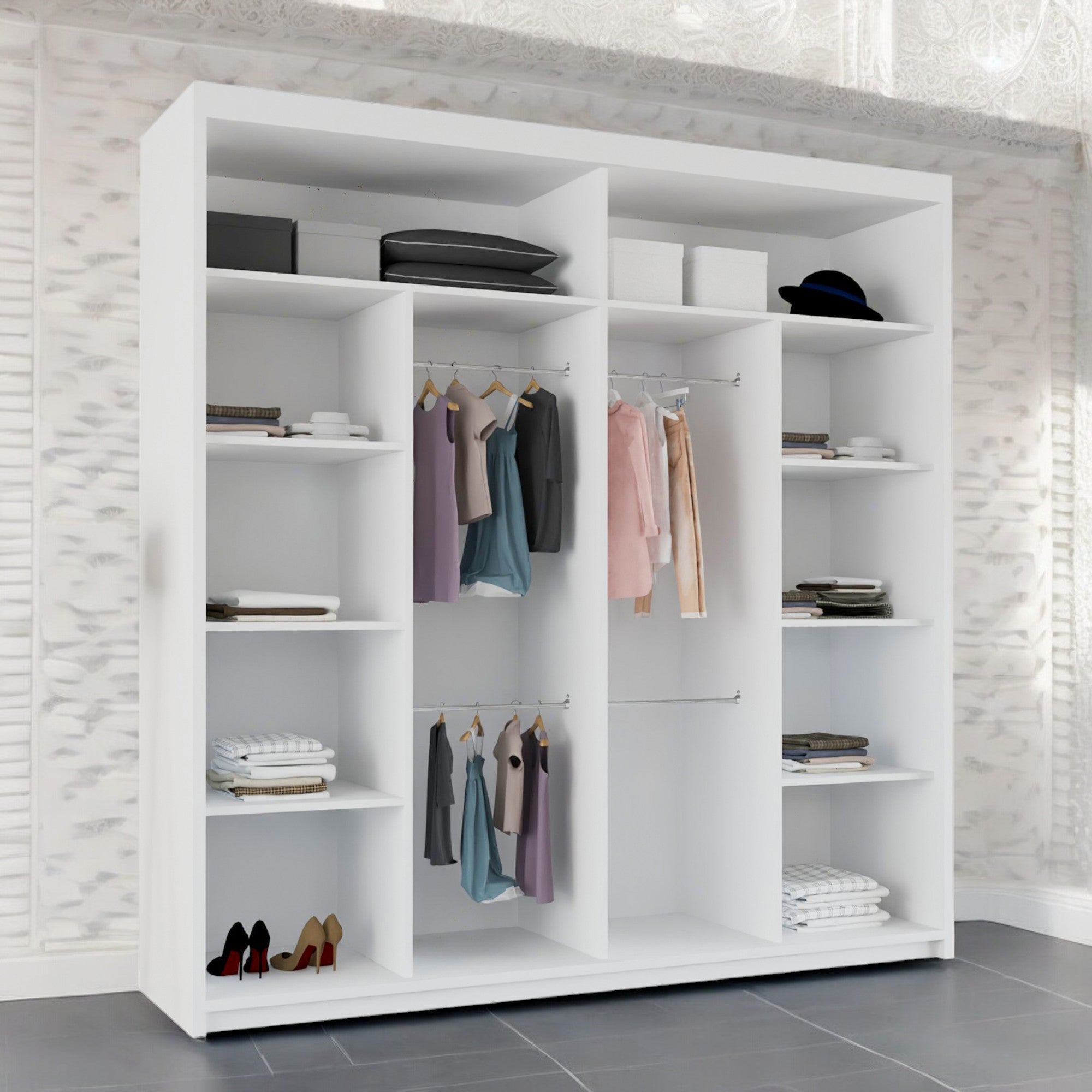 Lyllie Double Door Sliding Wardrobe