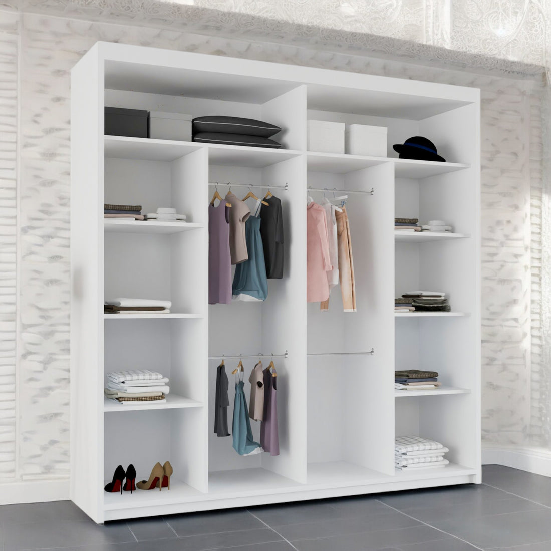 Lyllie Double Door Sliding Wardrobe