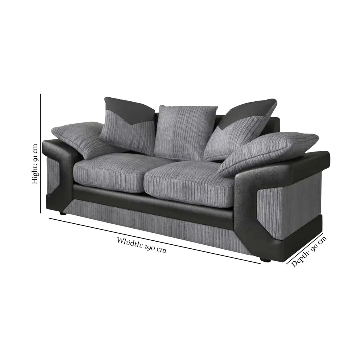 Dino 3+2 Sofa Set