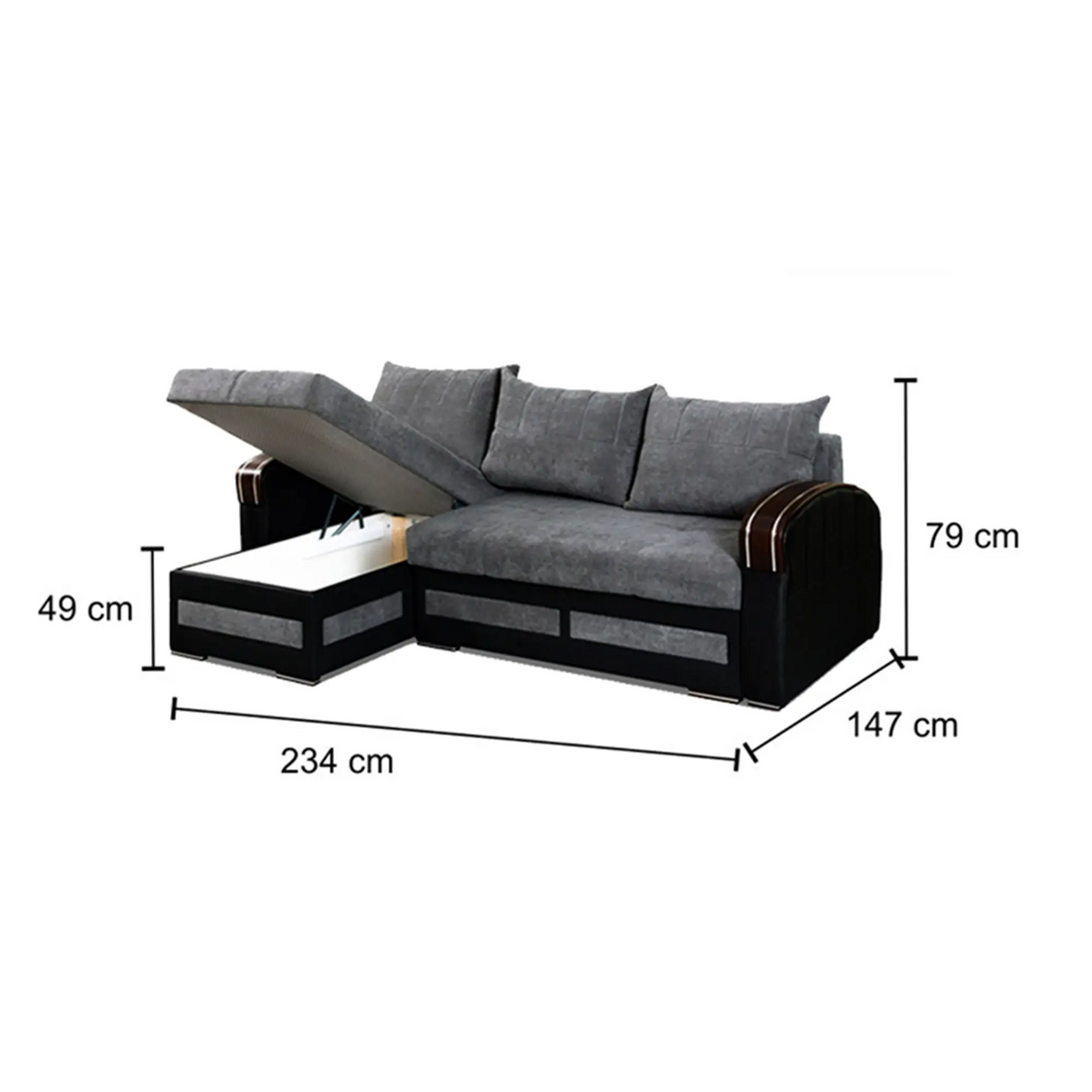 Kevin Corner Sofa Bed